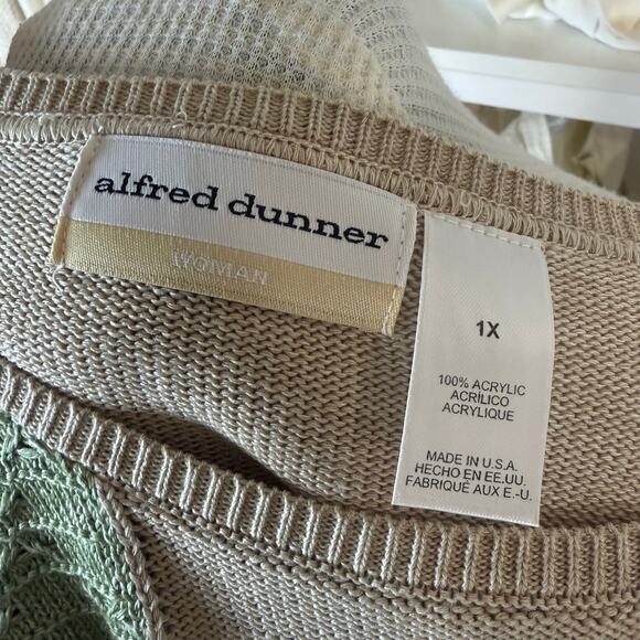 Alfred Dunner plus sz 1X spring winter sweater, classic, feminine, #4076 - Picture 6 of 10